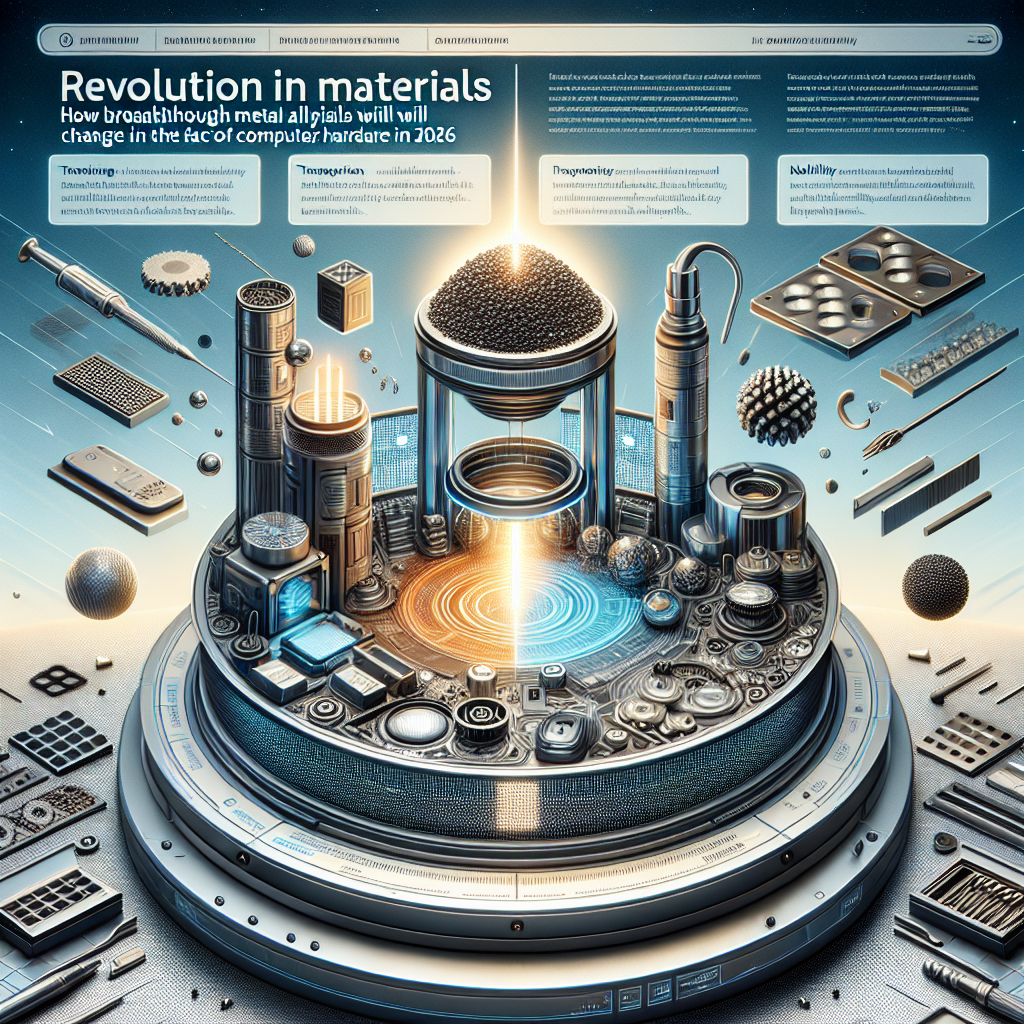 Rewolucja w Materiałach: Jak Przełomowe Stopy Metali Zmienią Oblicze Sprzętu Komputerowego w 2026 roku
